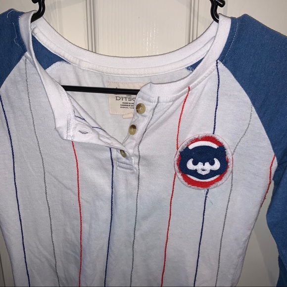 Wright & Dotson Cubs baseball shirt juniors small - Picture 1 of 6